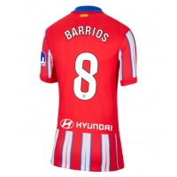 Zenski Nogometni Dres Atletico Madrid Pablo Barrios #8 Domaci 2024-25 Kratak Rukav